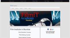 Desktop Screenshot of filmitacademy.com